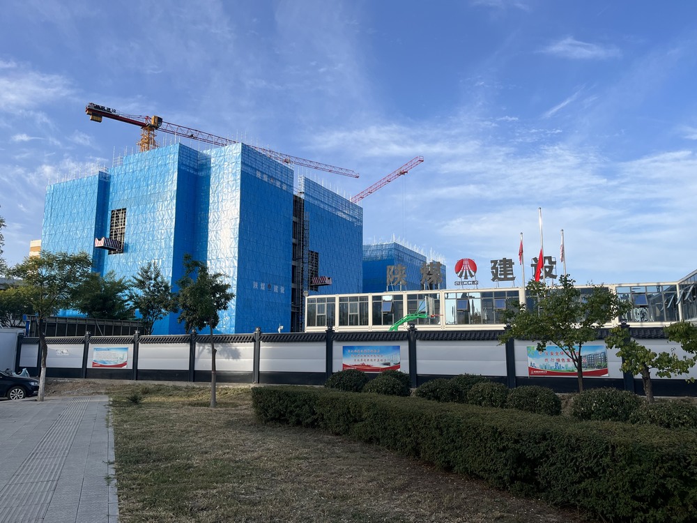 中秋佳节,建设施工现场热火朝天